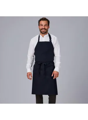 Delantal camarero con peto Garys 116100 Azul Navy