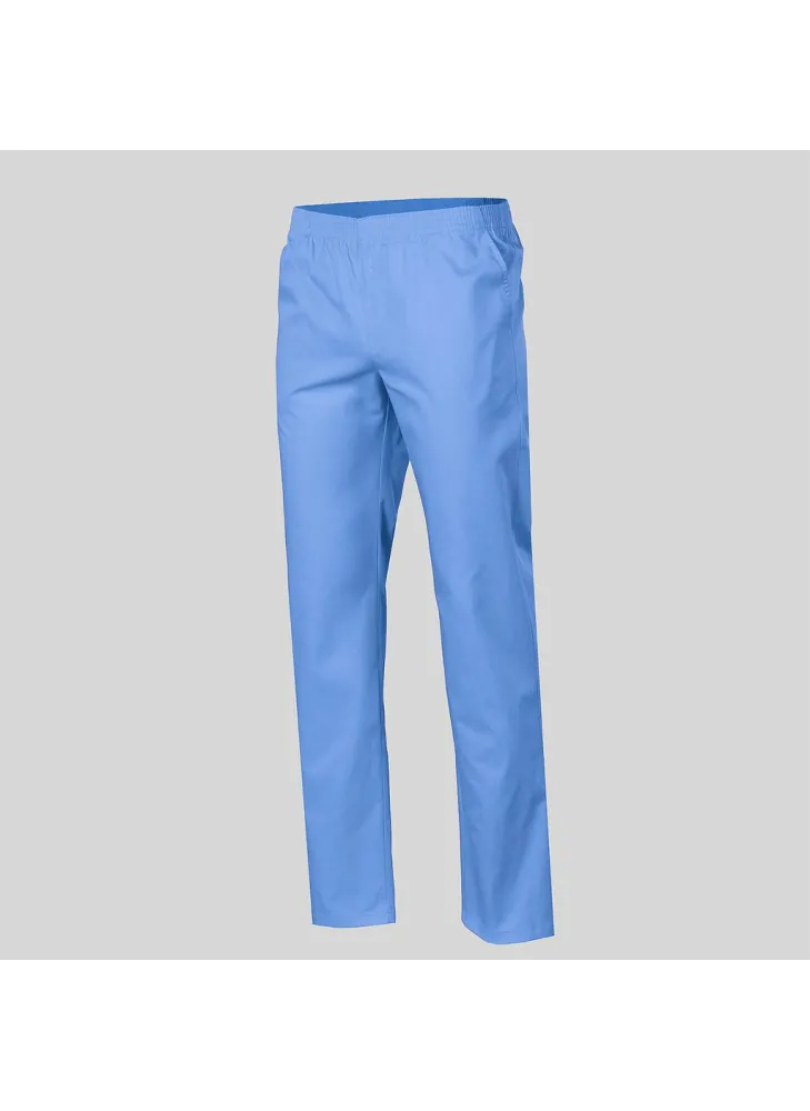 Pantalón sanitario transpirable blanco Coolmax Celeste