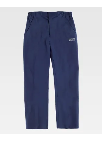 Pantalón de protección para soldaduras ignifugo y antiestático Marino