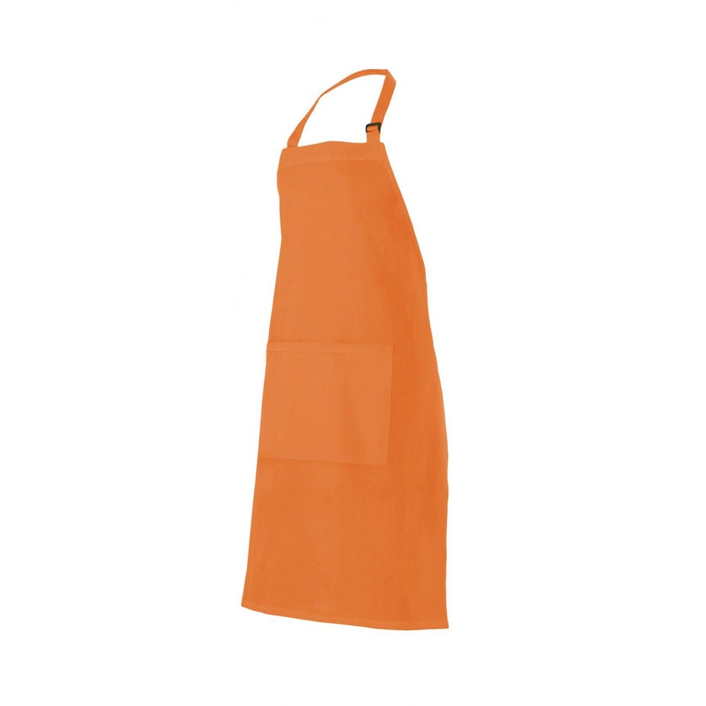 Delantal con peto Naranja claro Velilla 404203