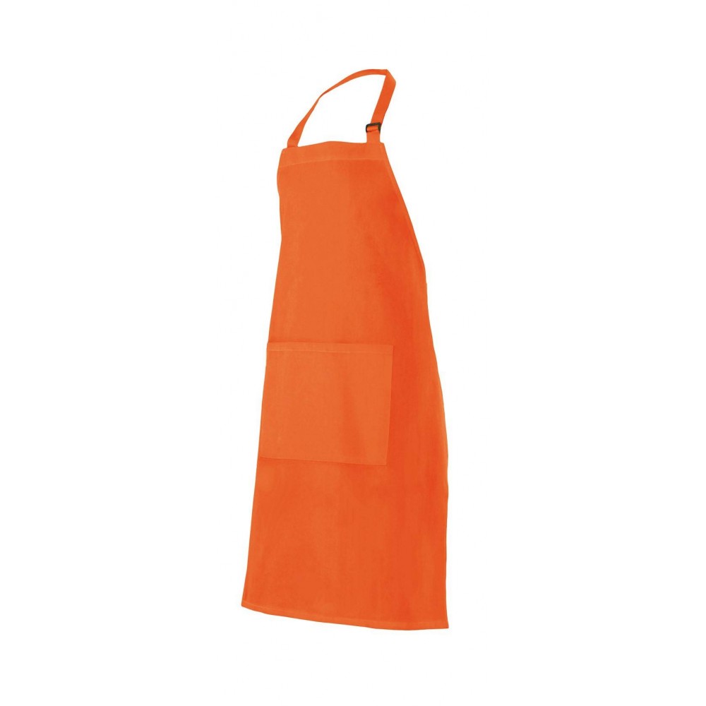 Delantal con peto Naranja Velilla 404203