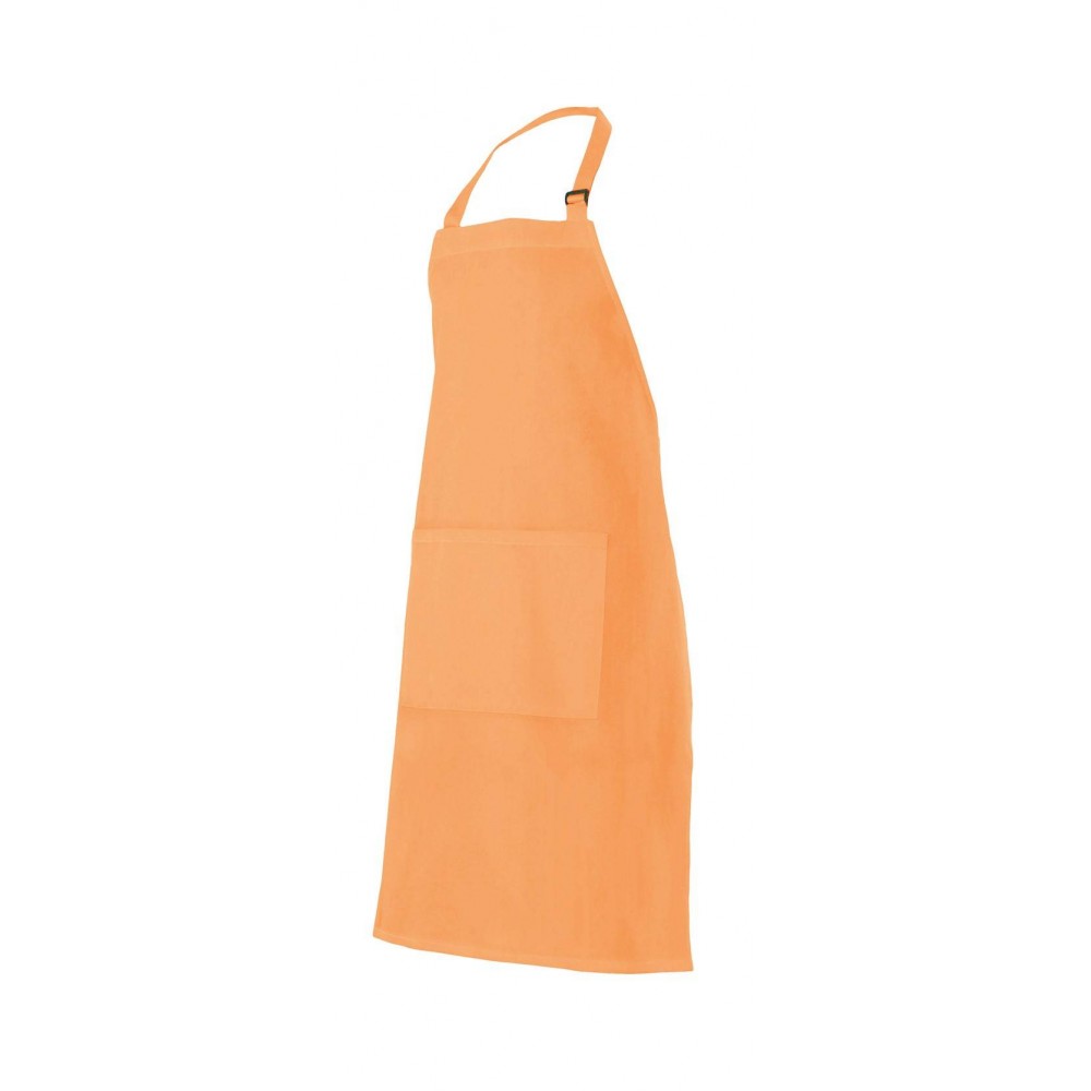 Delantal con peto Naranja claro Velilla 404203