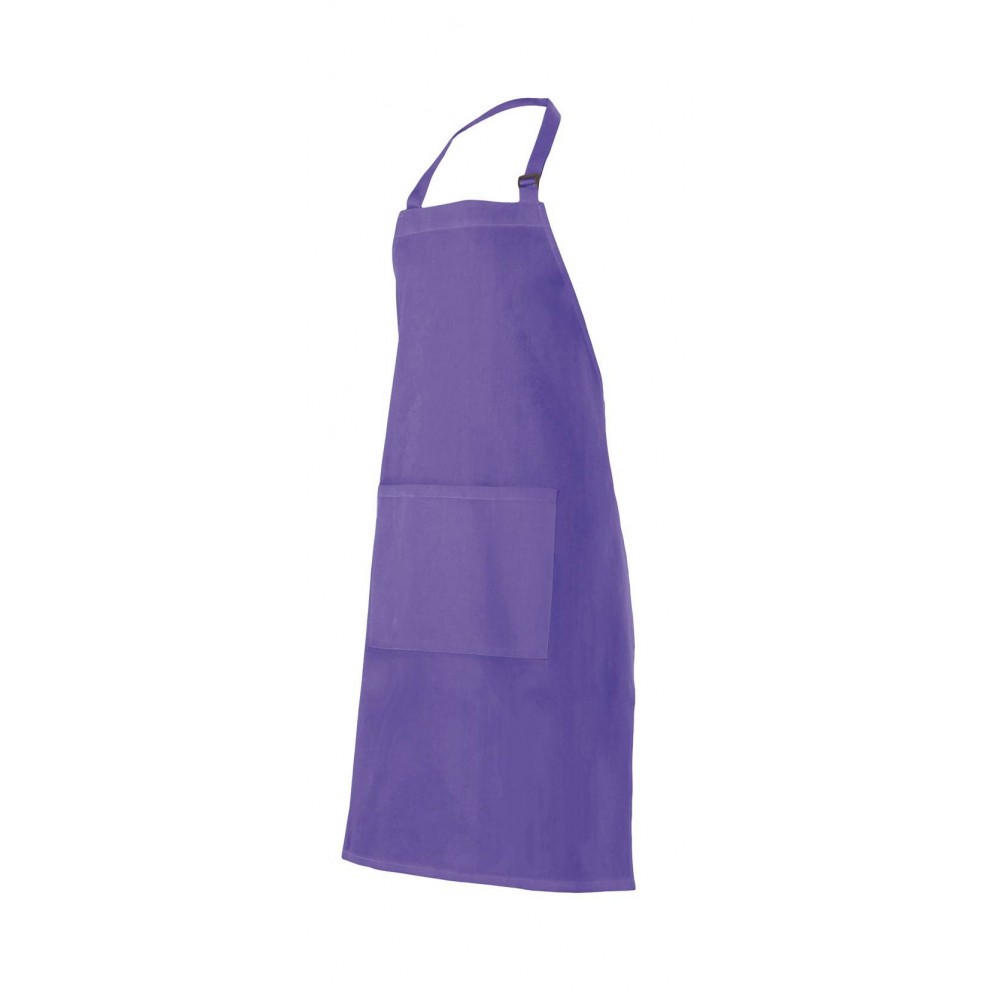 Delantal con peto Morado Velilla 404203