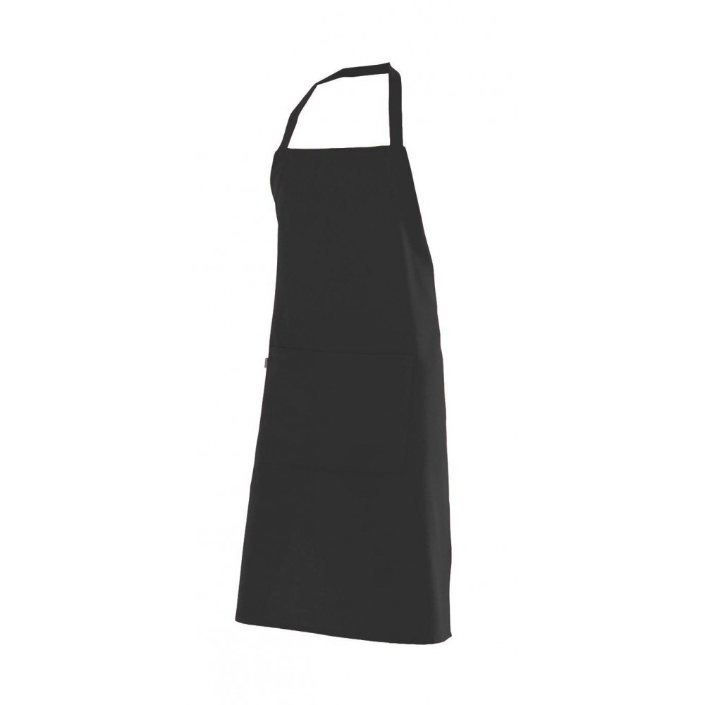 Delantal Negro con peto Velilla 404204
