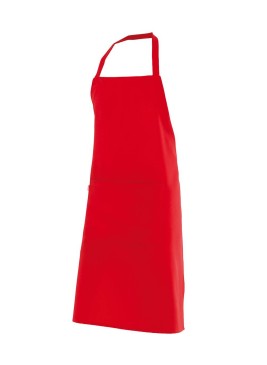 Delantal rojo con peto Velilla 404204