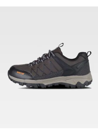 Zapato de trabajo tipo trecking con cordones y plantilla amortuguada Marrón