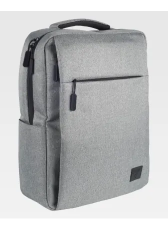 Mochila de trabajo para ordenador portátil de 16 pulgadas gris jaspeado