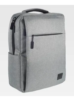 Mochila de trabajo para ordenador portátil de 16 pulgadas gris jaspeado