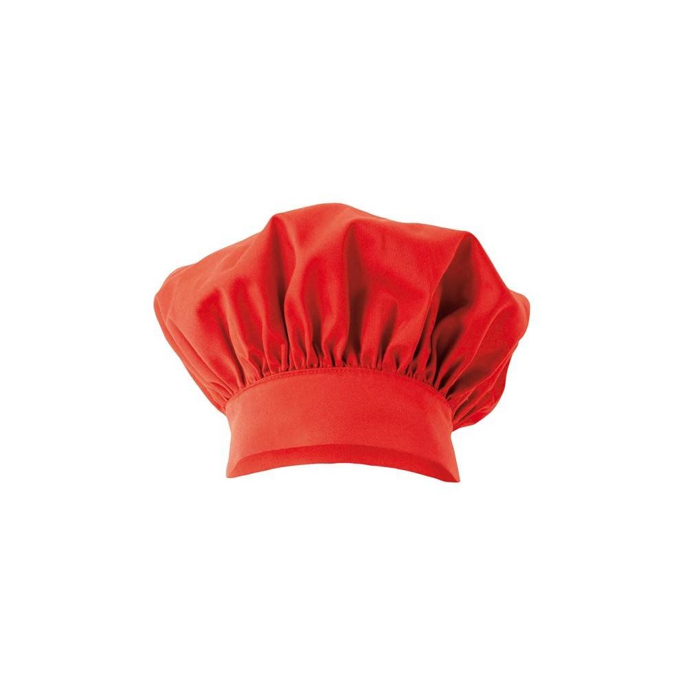 Gorro de cocina frances Rojo Coral Velilla 404001