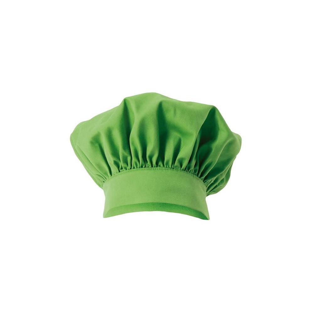 Gorro de cocina frances Verde Lima Velilla 404001