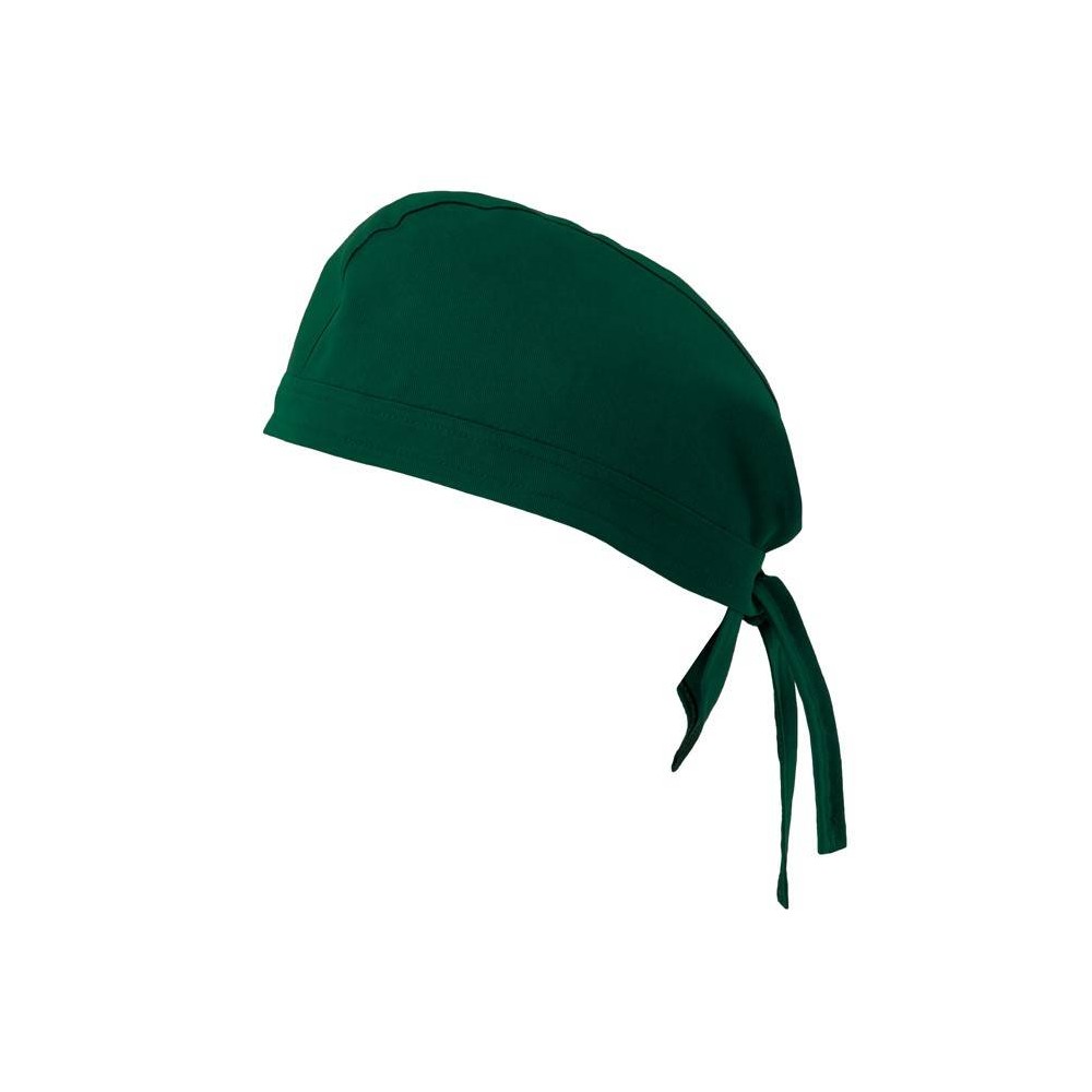 Gorro de cocina Verde Botella con tiras Velilla 404002