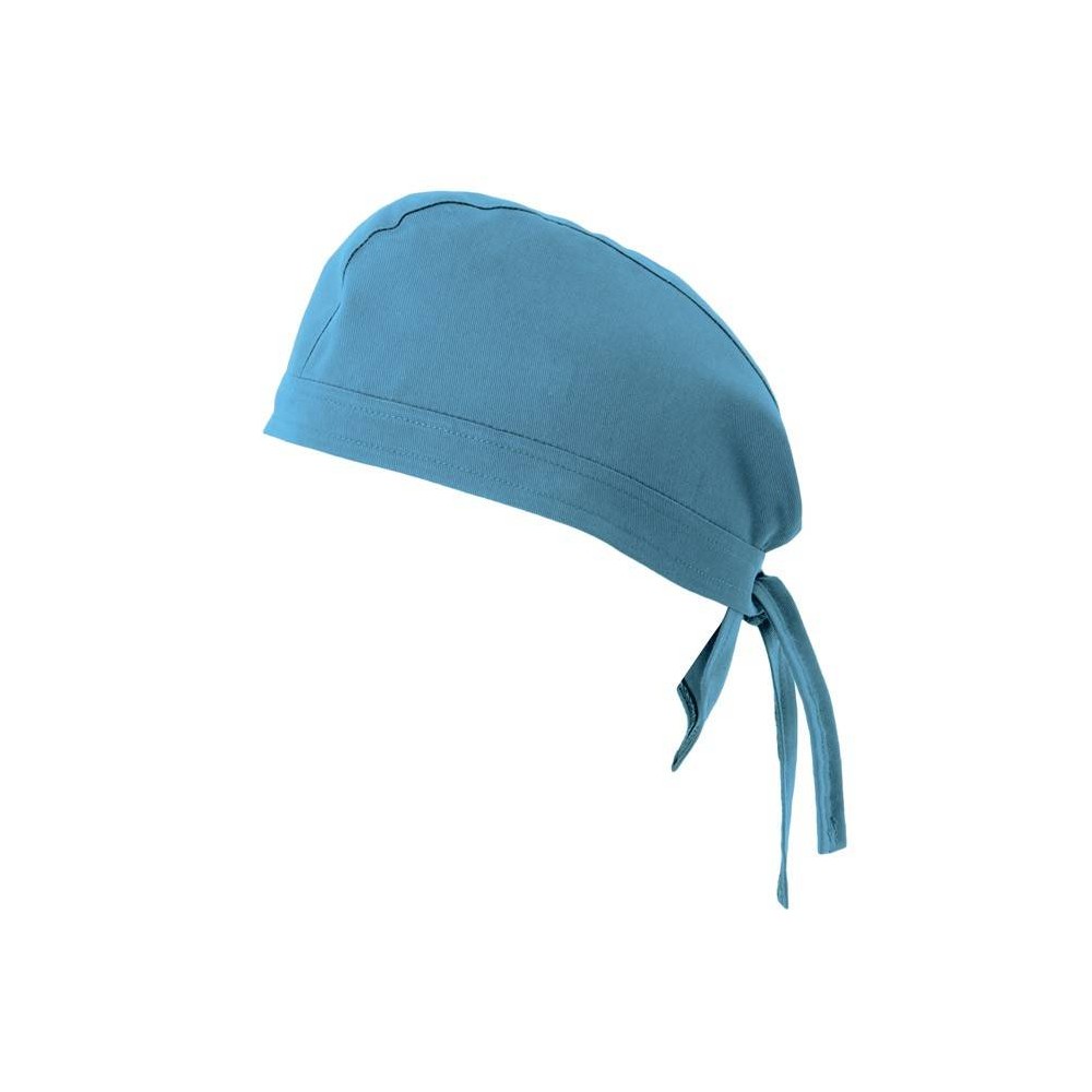 Gorro de cocina Celeste con tiras Velilla 404002