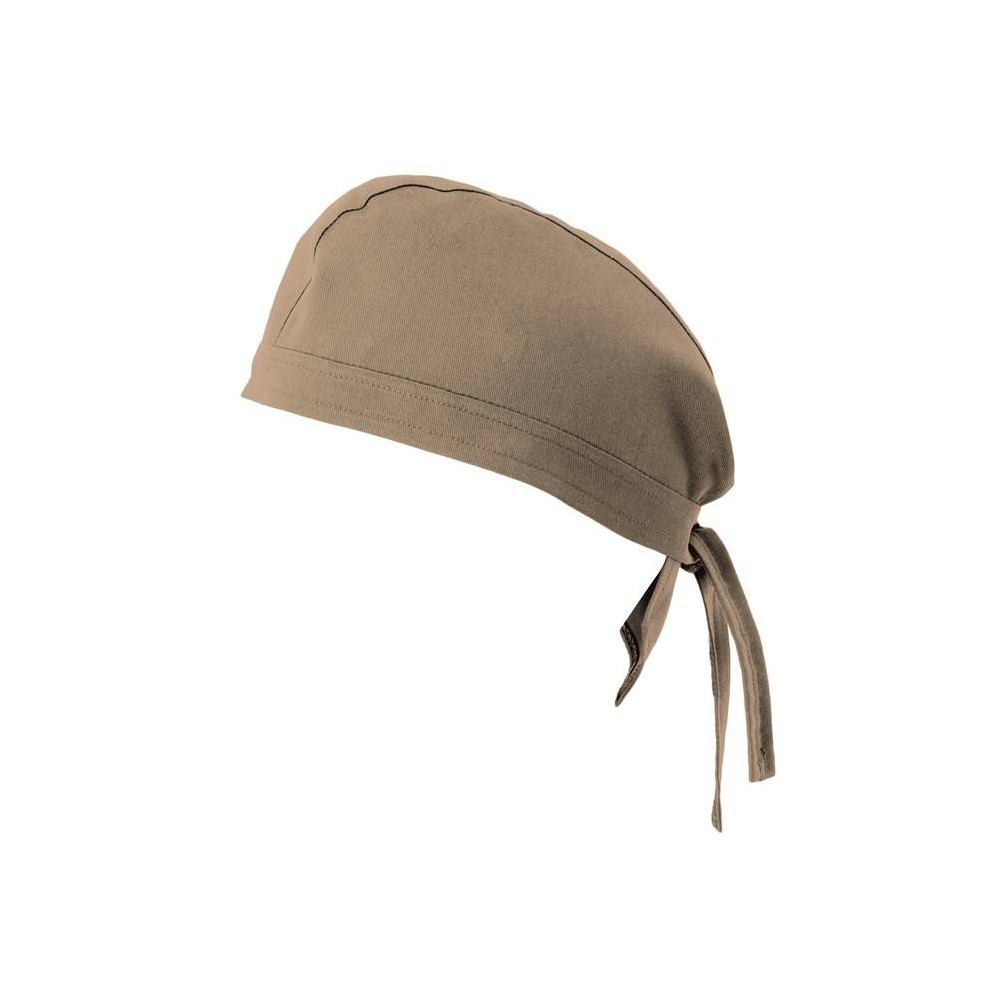 Gorro de cocina Beige con tiras Velilla 404002