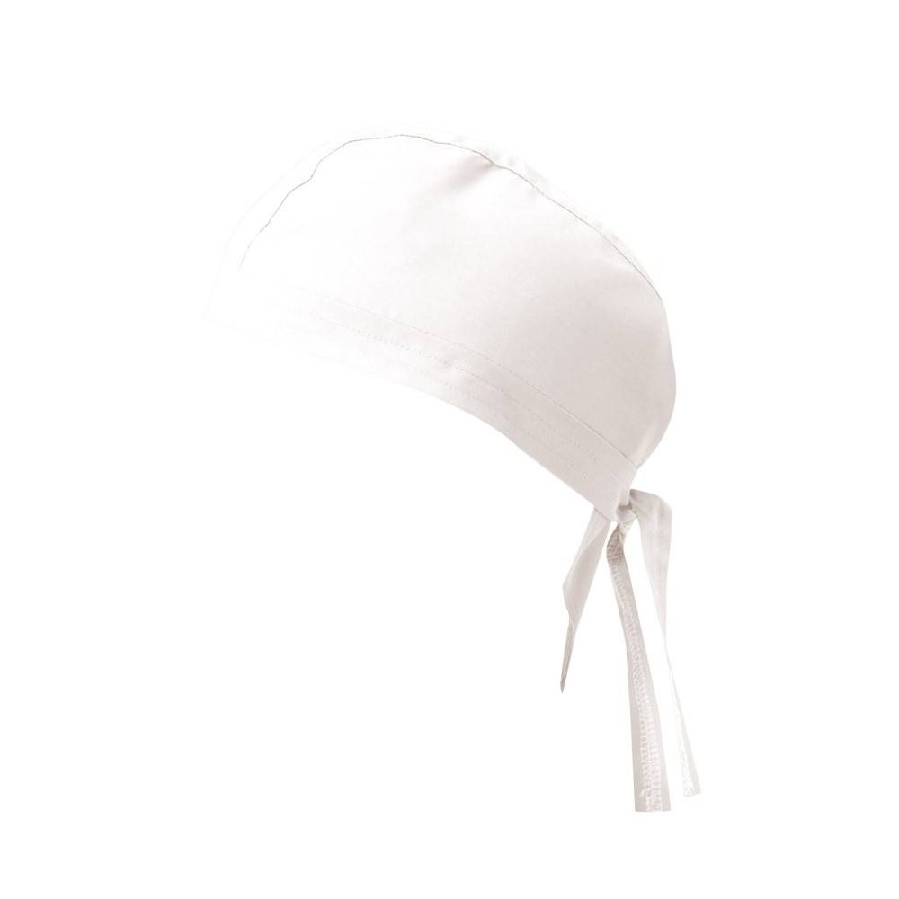 Gorro de cocina Blanco con tiras Velilla 404002