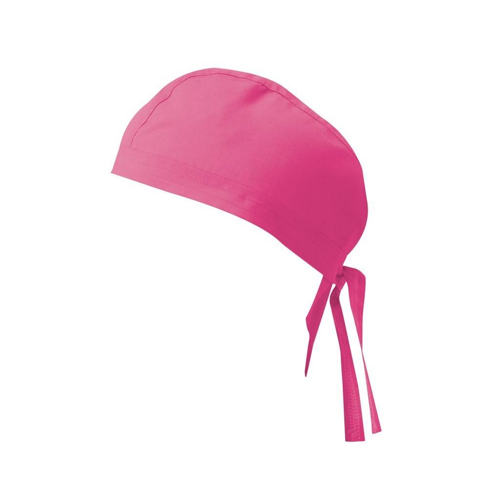Gorro de cocina Fucsia con tiras Velilla 404002