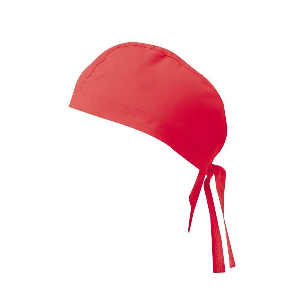 Gorro de cocina Rojo con tiras Velilla 404002