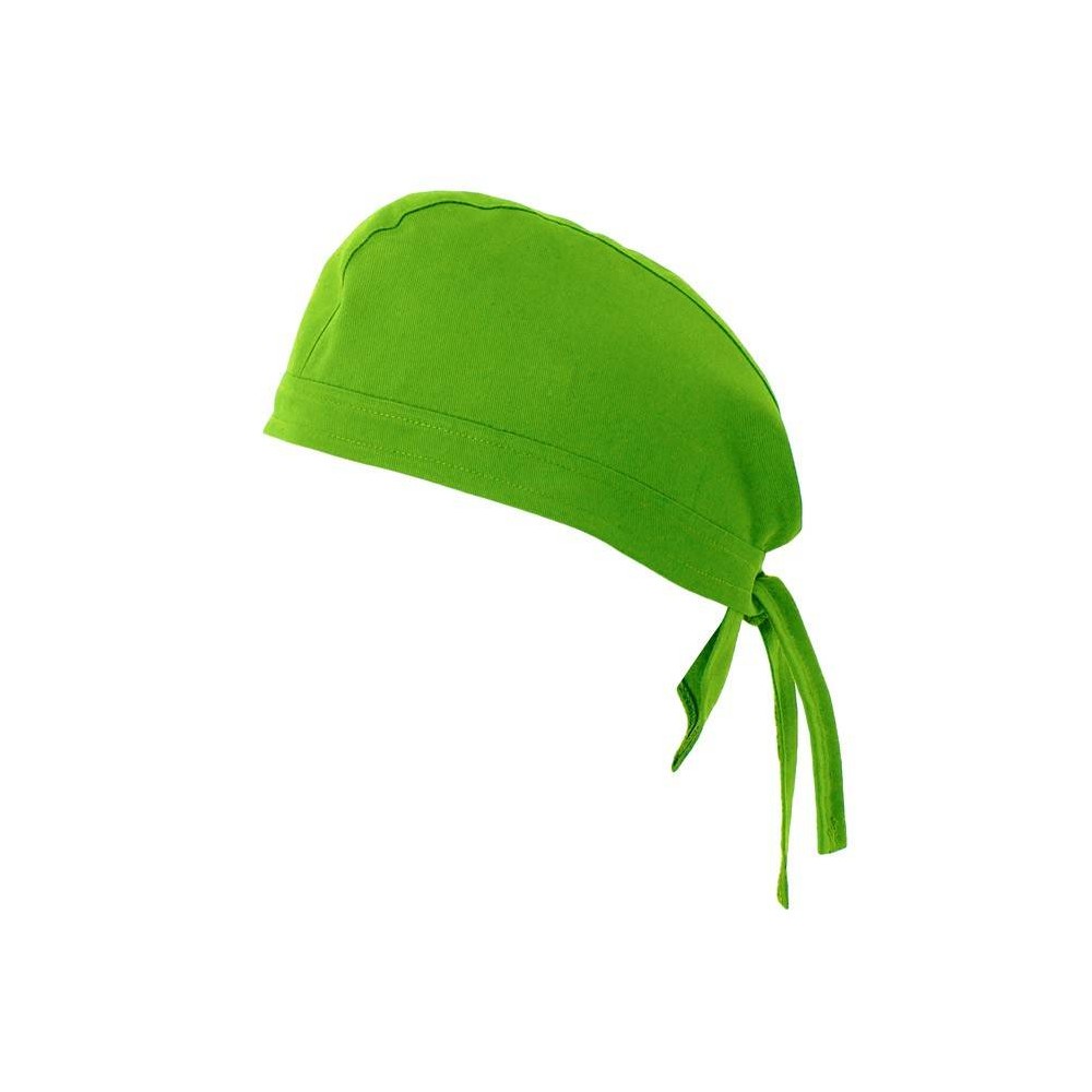 Gorro de cocina Verde Lima con tiras Velilla 404002
