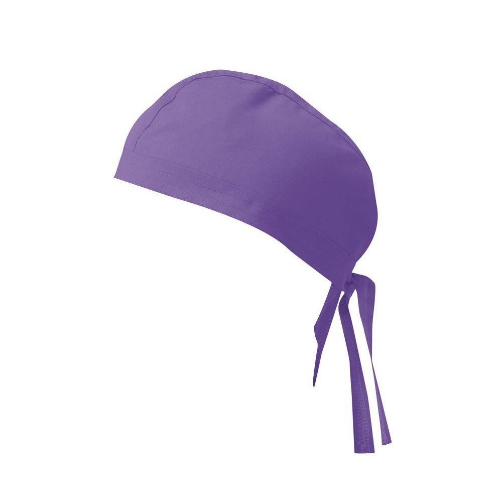 Gorro de cocina Morado con tiras Velilla 404002