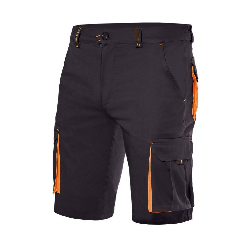 Bermudas elástica bicolor Negra Velilla 103010S