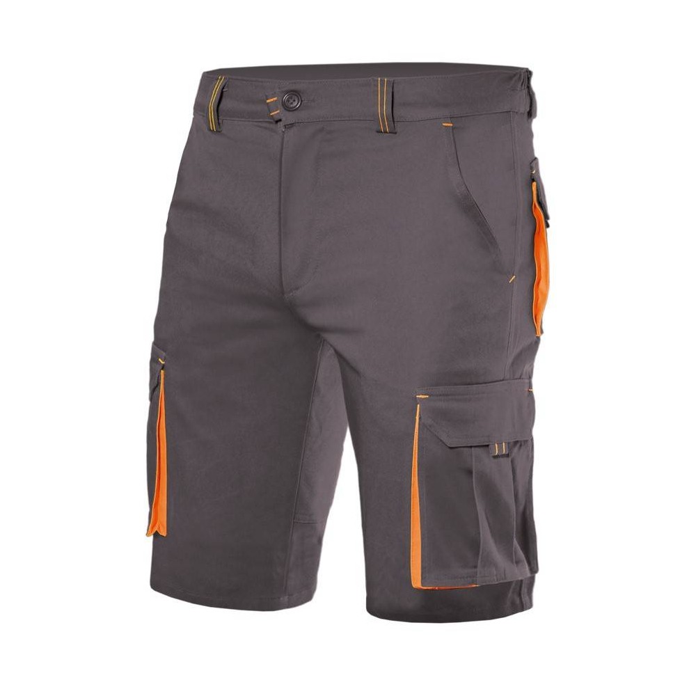 Bermudas elástica bicolor Gris Velilla 103010S