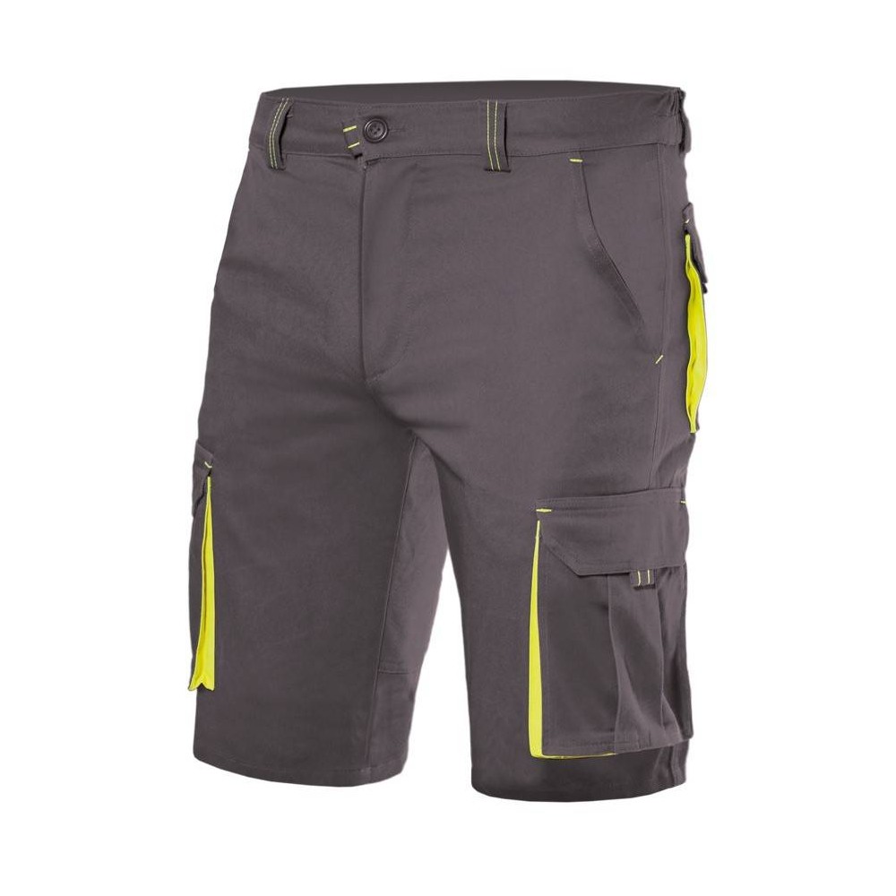 Bermudas elástica bicolor Gris Velilla 103010S