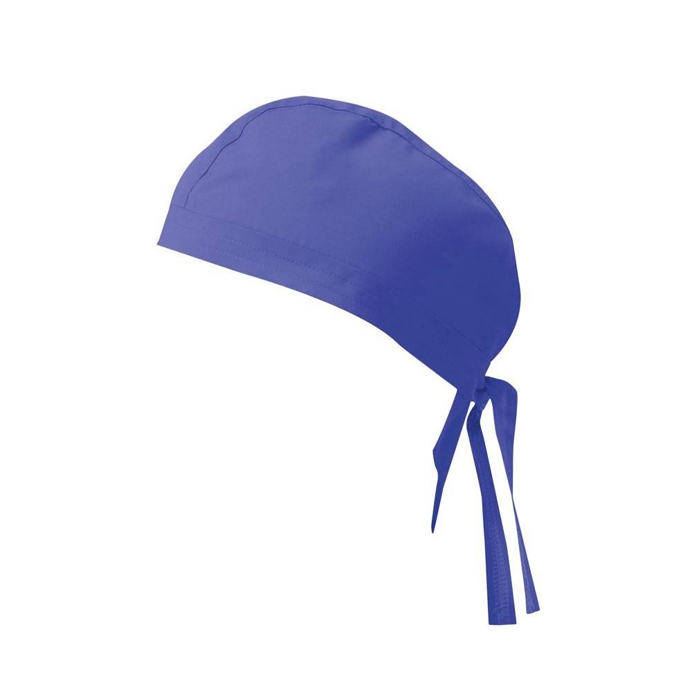 Gorro de cocina Azul ultramar con tiras Velilla 404002