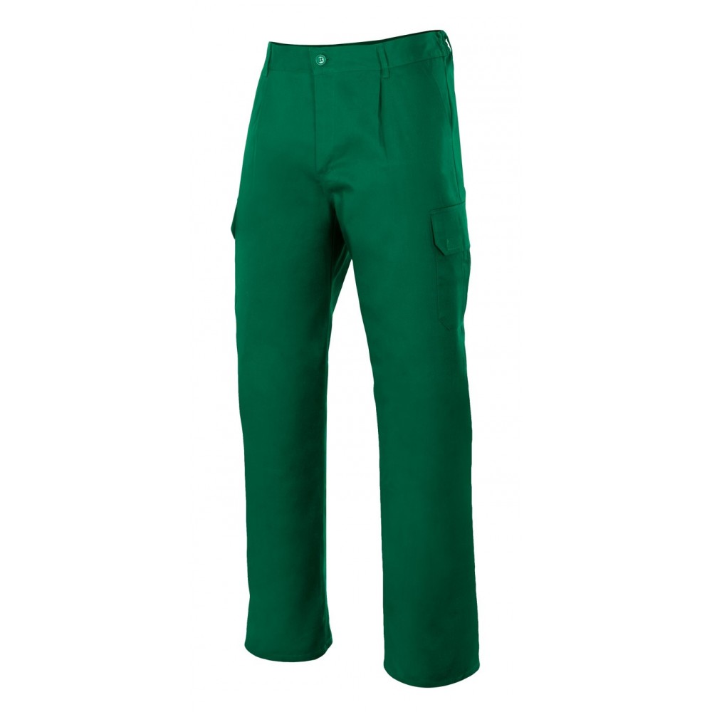 Pantalón de trabajo multibolsillos Velilla serie 345 Verde