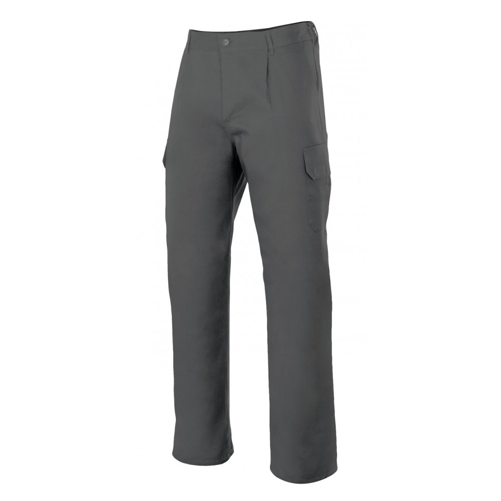 Pantalón de trabajo multibolsillos Velilla serie 345 Gris