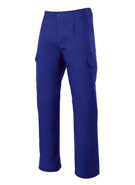 Pantalón de trabajo multibolsillos Velilla serie 345 Azulina
