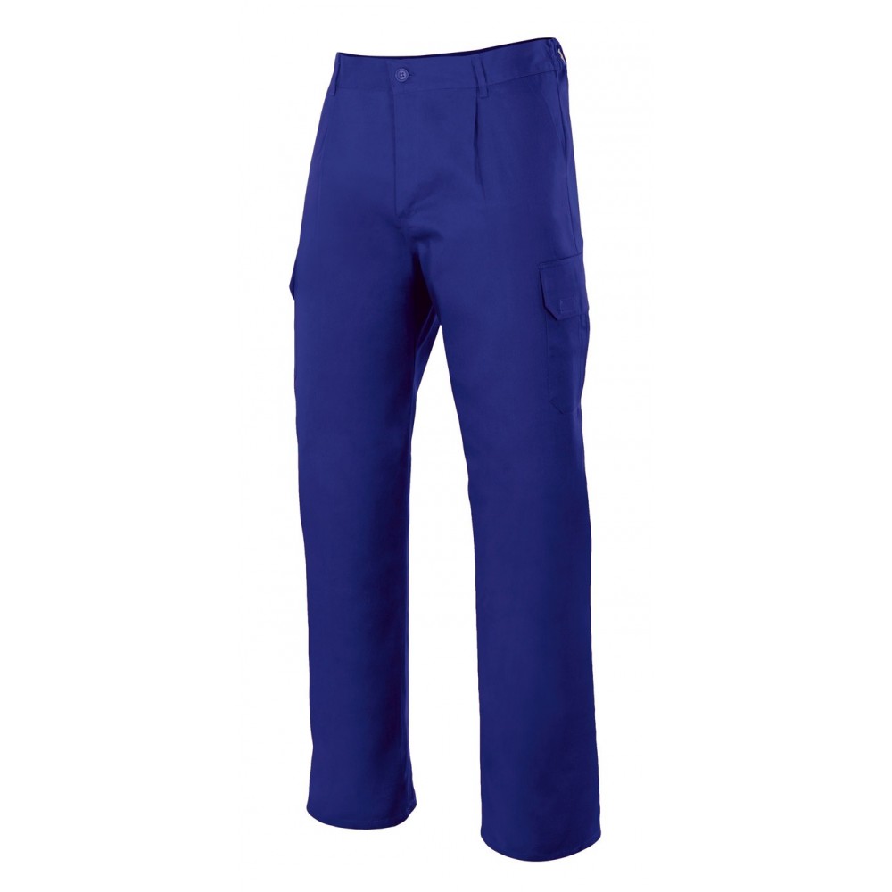 Pantalón de trabajo multibolsillos Velilla serie 345 Azulina