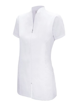 Chaqueta sanitaria semientallada de mujer  Velilla 535202 blanca