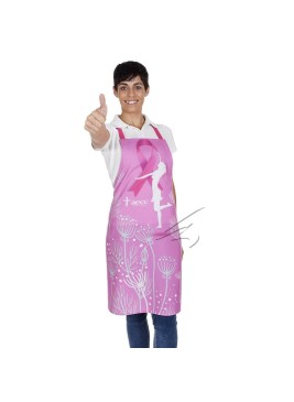 Delantal Solidario con peto estampado