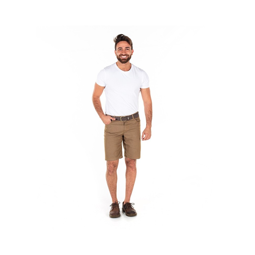 Bermuda ajustada Vaquero elástico