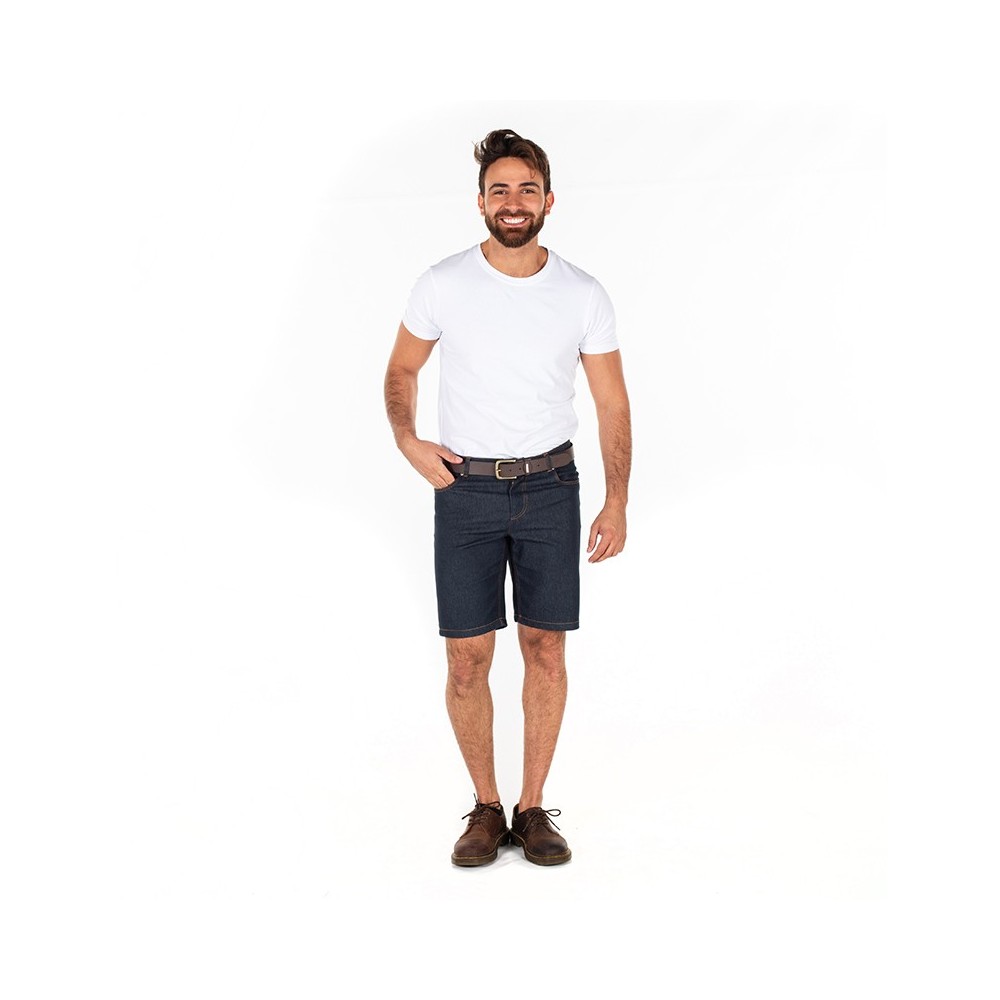 Bermuda ajustada Vaquero elástico