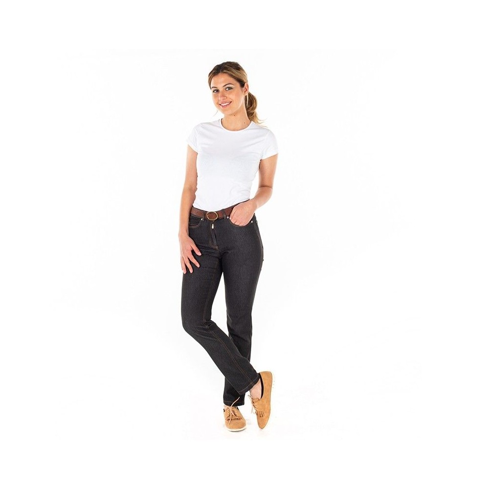 Pantalón Vaquero elástico de talle medio