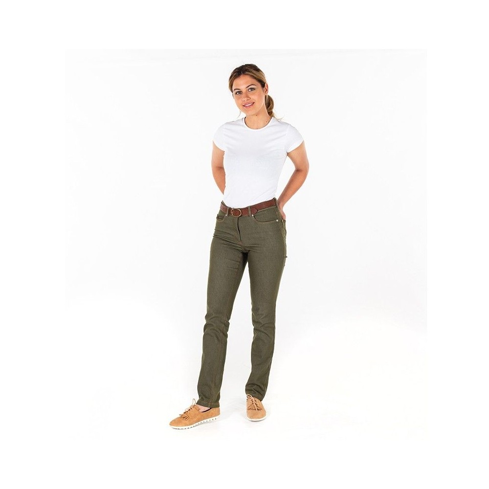 Pantalón Vaquero elástico de talle medio