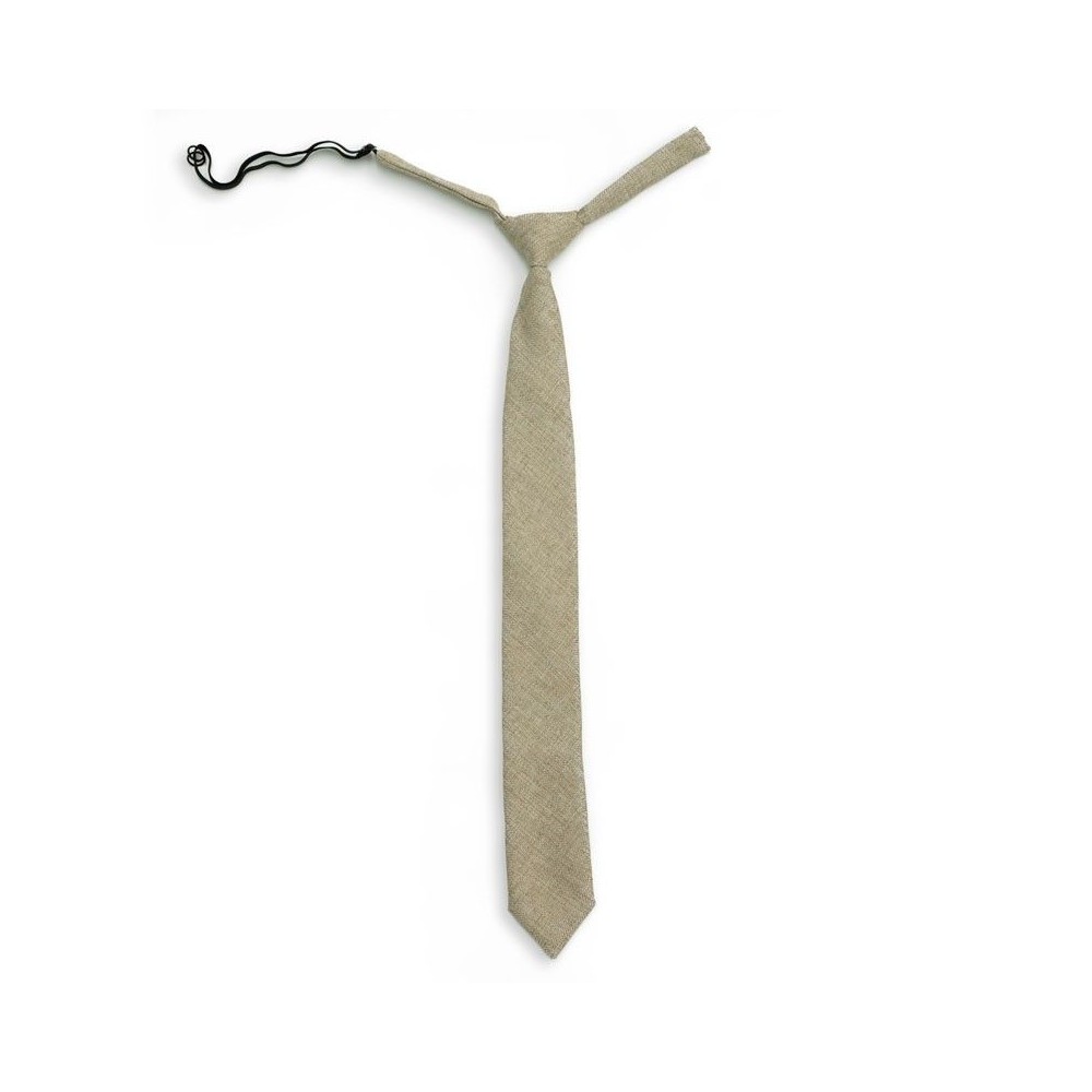 Corbata de Arpillera con nudo Garys 326600 Beige