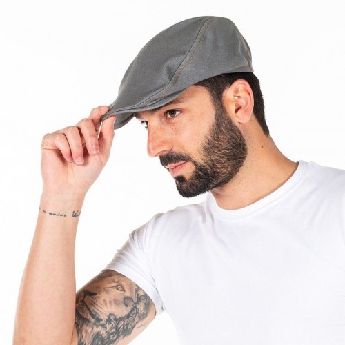 Boina de camarero vaquera elástica Garys 459700 Gris
