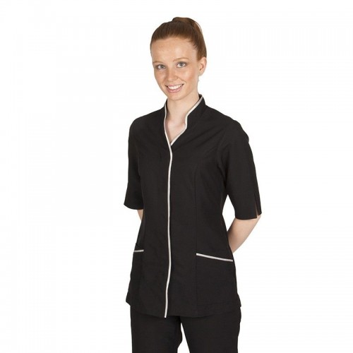 Blusa larga semientallada de Microfibra 