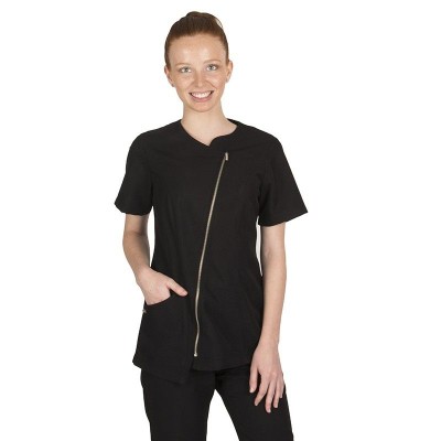 Chaqueta larga semiajustada de microfibra