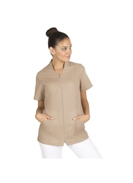 Chaqueta de microfibra con pinzas