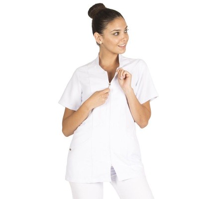 Chaqueta de microfibra con pinzas