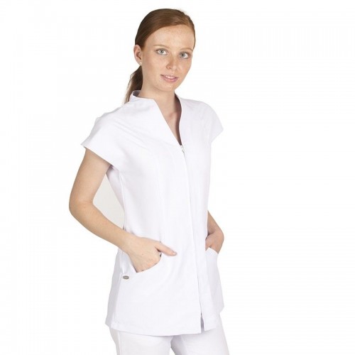 Blusa Sanitaria larga semiajustada Garys 652500 Blanca