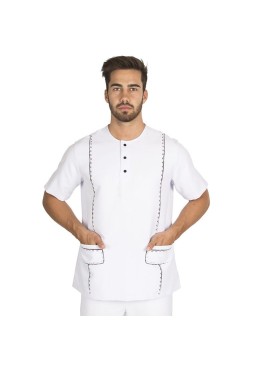 Chaqueta estampada de microfibra