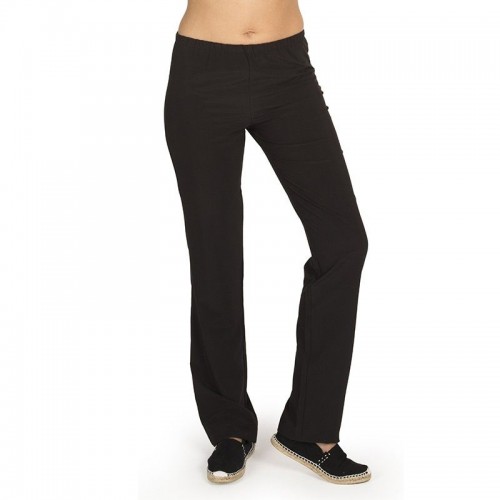 Pantalón de estética y peluquería elástico y ajustado negro