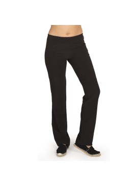 Pantalón de estética y peluquería elástico y ajustado negro