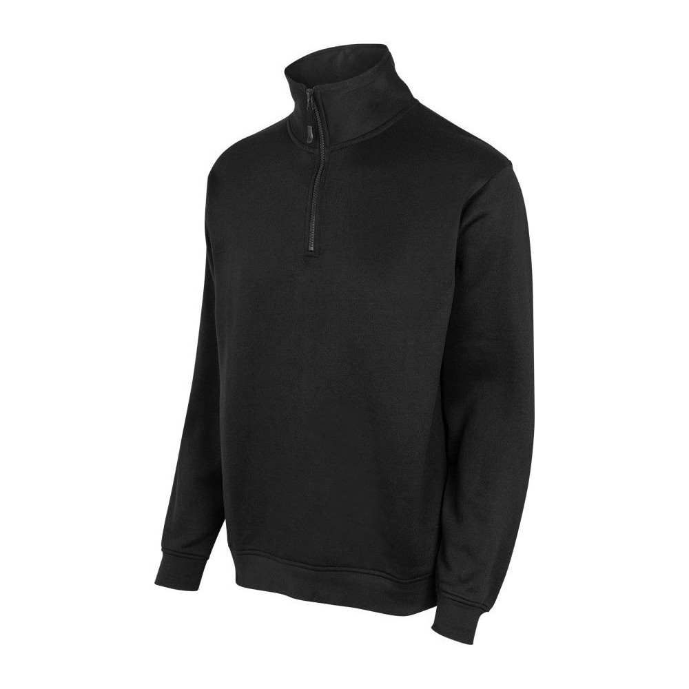 Sudadera de trabajo media cremallera Velilla 105702 Negra