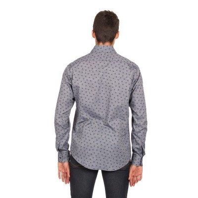 Camisa de hostelería estampada