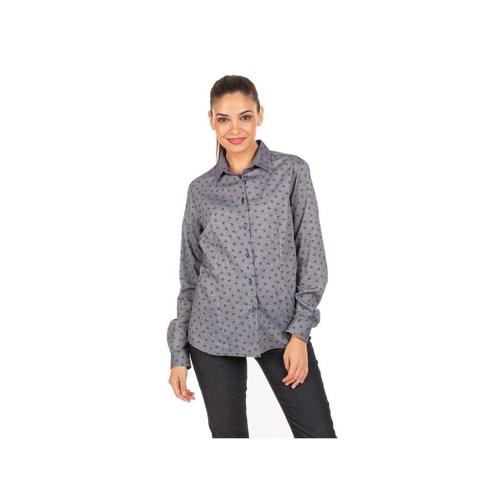 Camisa de camarera estampada 