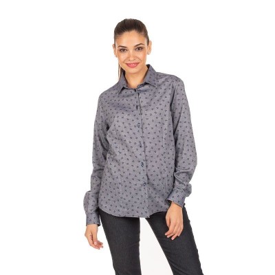 Camisa de camarera estampada 